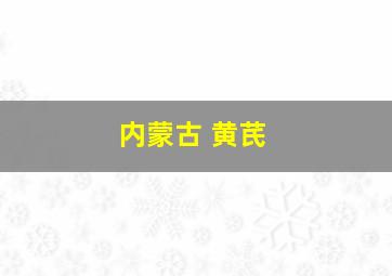 内蒙古 黄芪